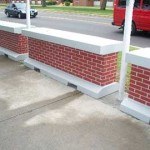 Brick-Style Finish Lends Grace To Protective Barriers