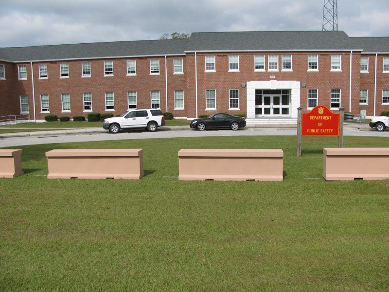 Security Barriers Around Barracks & Administrative Buildings